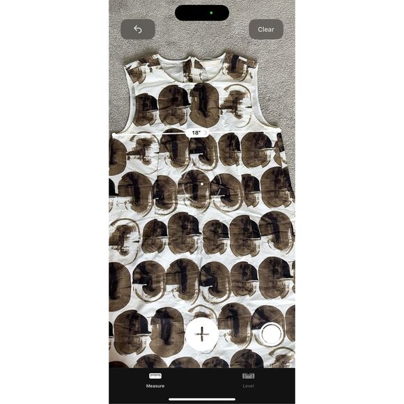 S’Max Mara brown/white A Line Dress Women's size 10, G1 - Picture 8 of 8